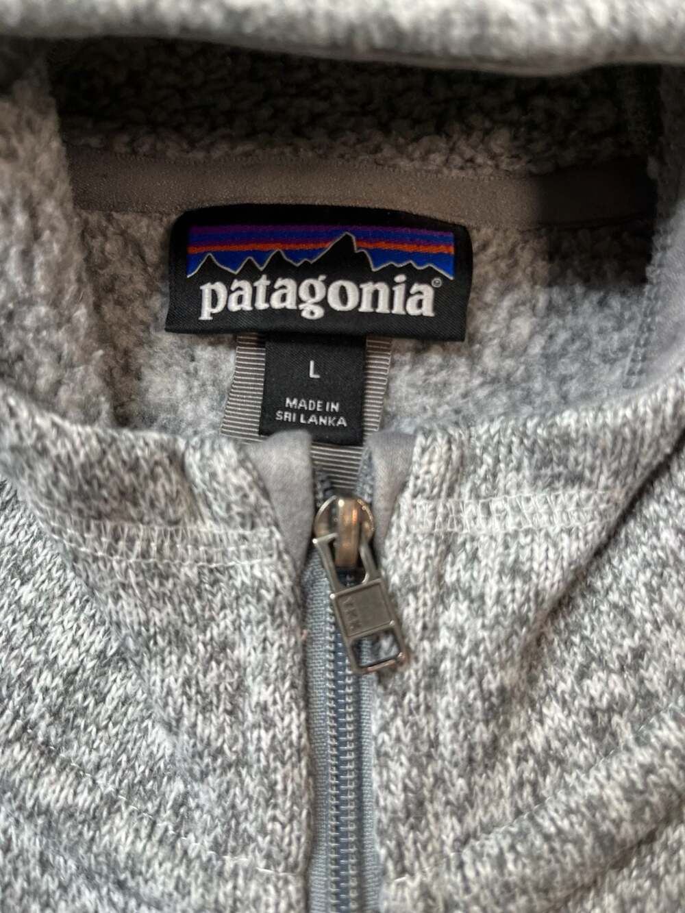 Patagonia Better Sweater Fleece Jacket Size L Gray